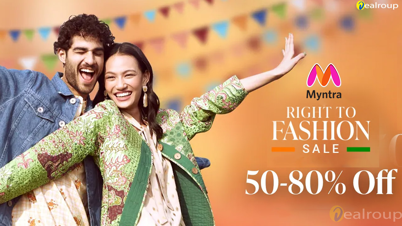 Myntra Right To Fashion Sale 2024 Flat 50 80 Off+ Coupons