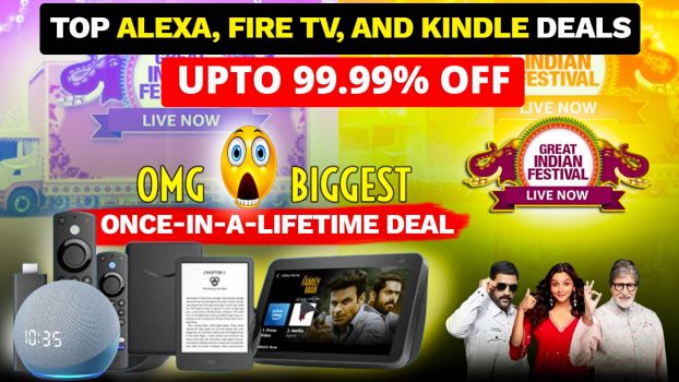 Amazon Great Indian Festival Sale offers on Alexa, FireTV, and Kindle in India