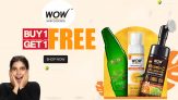 Wow Buy 1 Get 1 Free – Wow Skin Science Summer Sale-Buy 1 Get 1 Free + Extra 5% off Prepaid order + 5% Cashback on All Orders